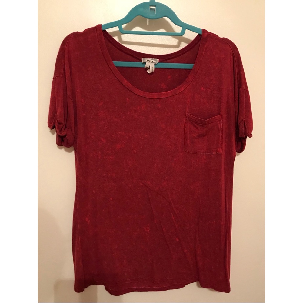PacSun Red Short Sleeve Tee